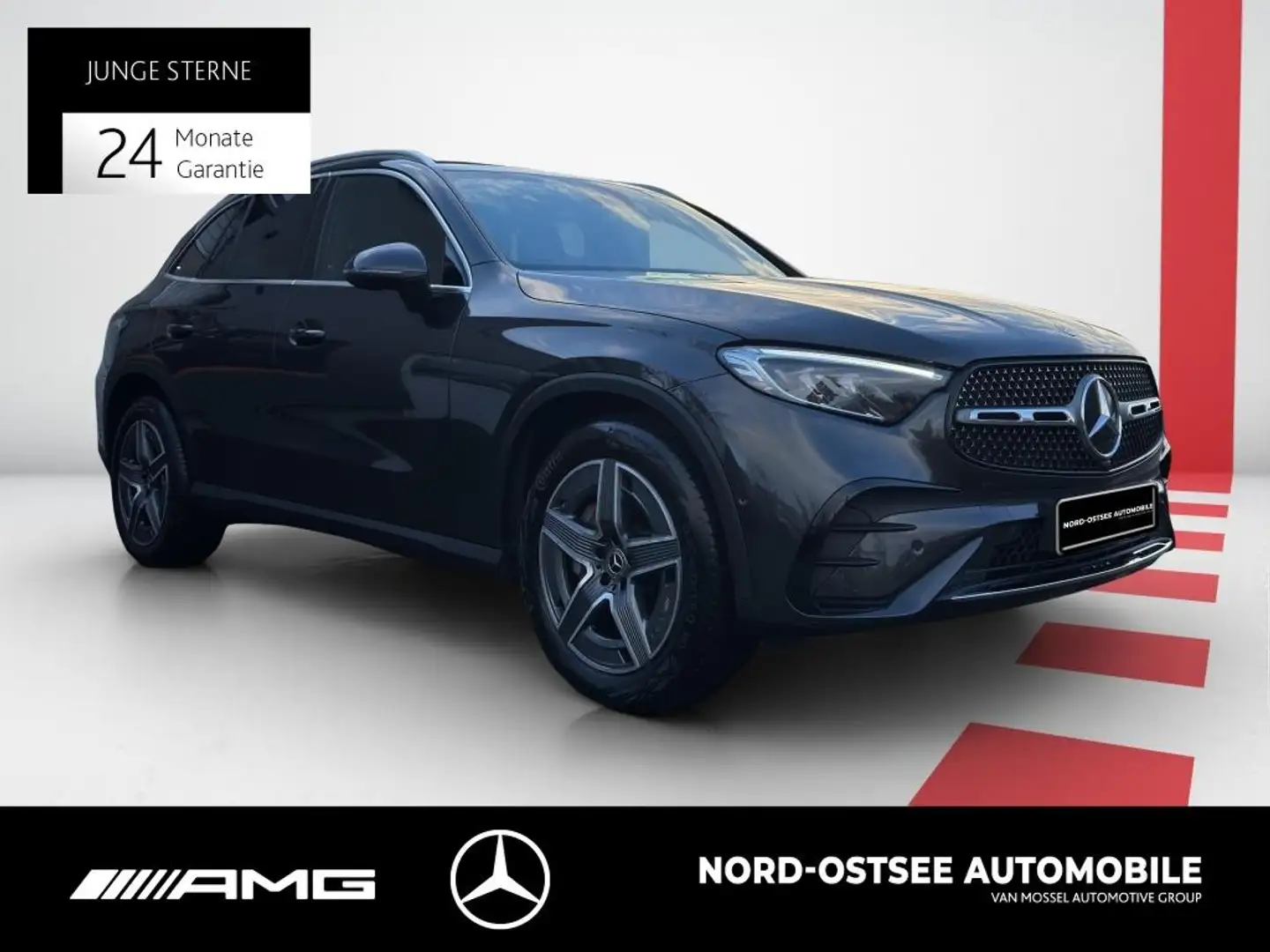 Mercedes-Benz GLC 300 d 4M AMG KAMERA DISTRONIC KEYLESS LED Grau - 2
