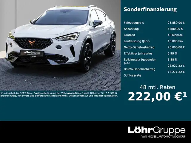 2022 CUPRA Formentor in White for sale