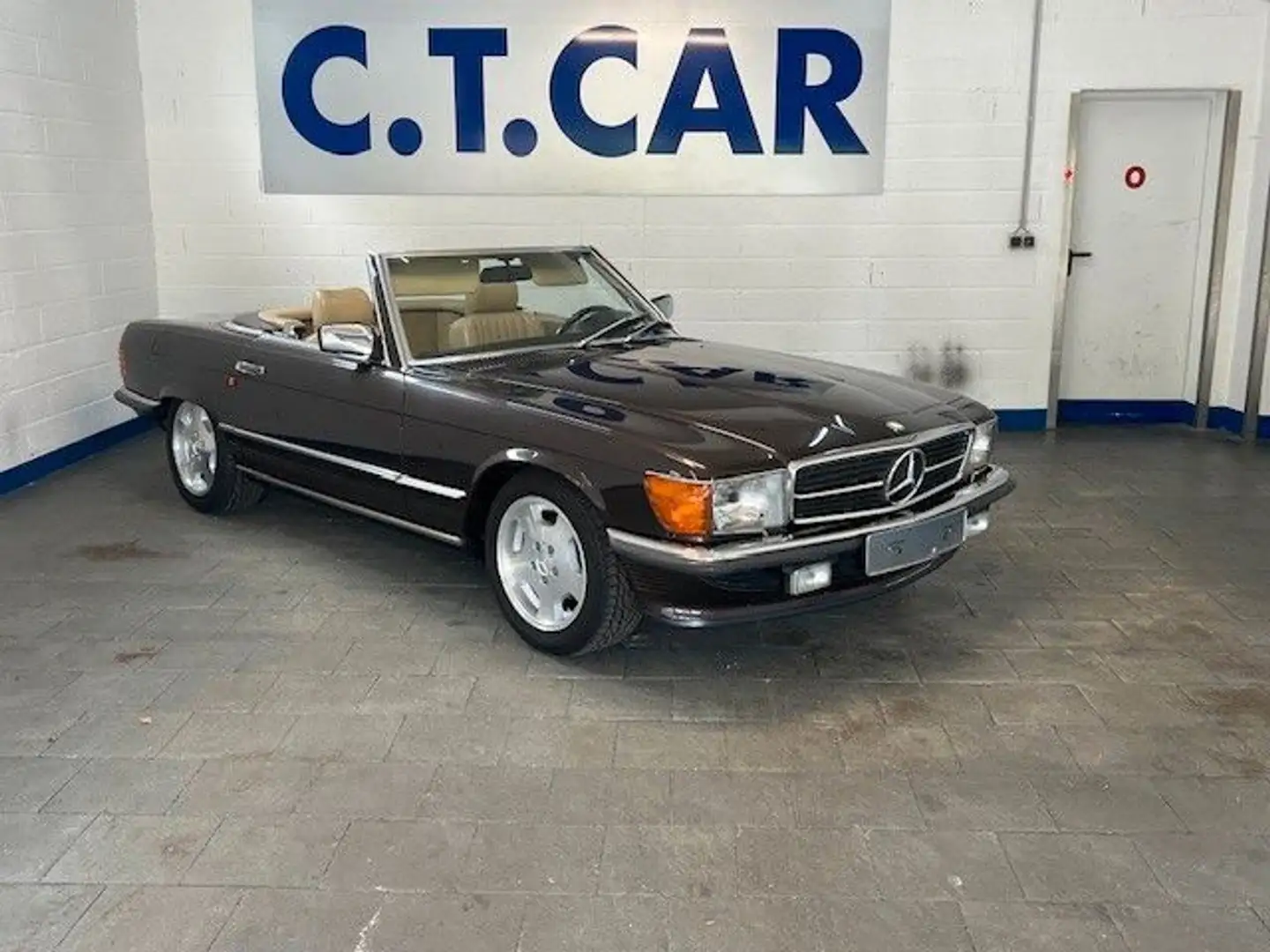 Mercedes-Benz SL 420 1Hand Marrón - 1