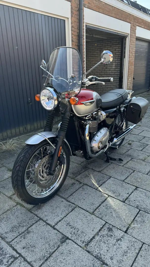 Triumph Bonneville T120 rood/ gtijs - 1