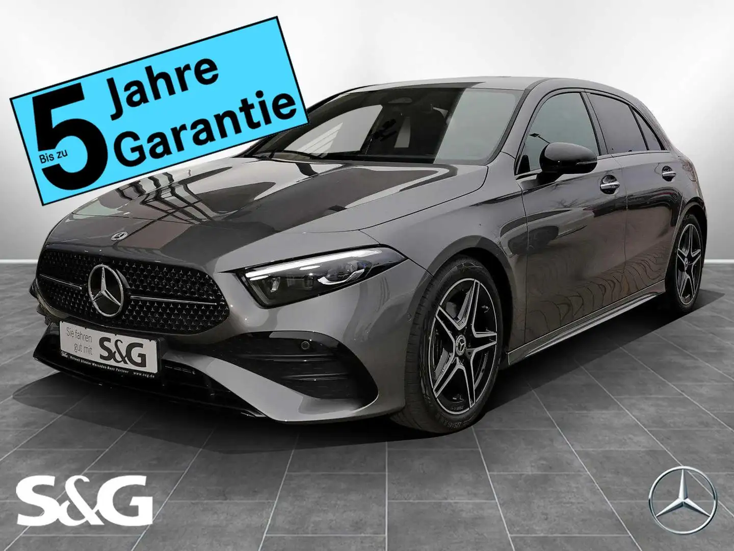 Mercedes-Benz A 200 AMG MBUX+RüKam+M-LED+Distro+Night+Standhz Grijs - 1