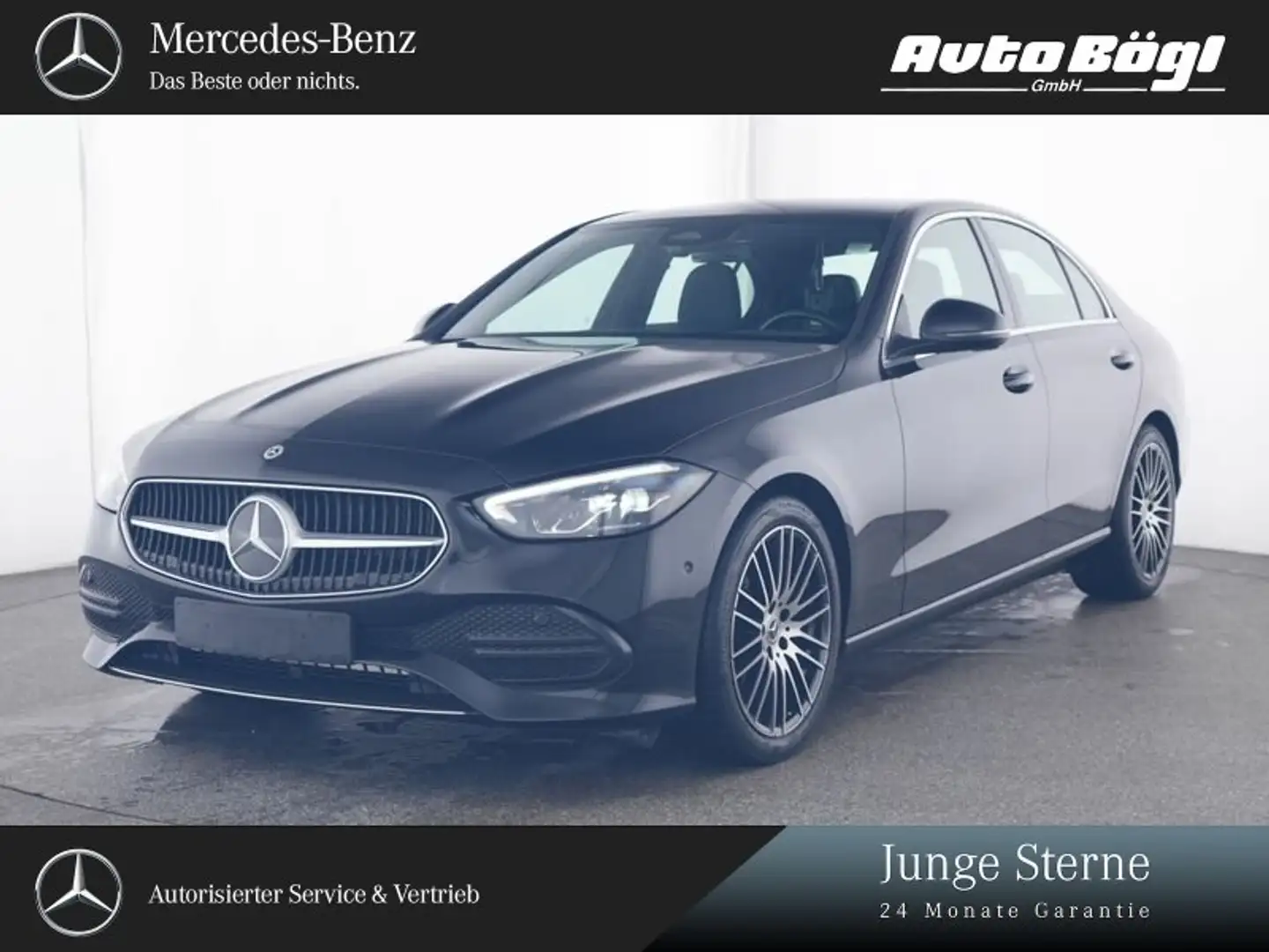 Mercedes-Benz C 200 C 200 d AVANTGARDE Advanced Plus/Navi/Distronic Schwarz - 1