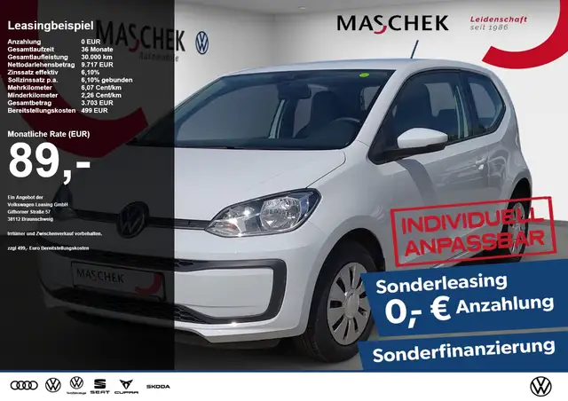 Volkswagen up! 1.0 Sonderleasing! RearView GRA PDC Kam. PDC