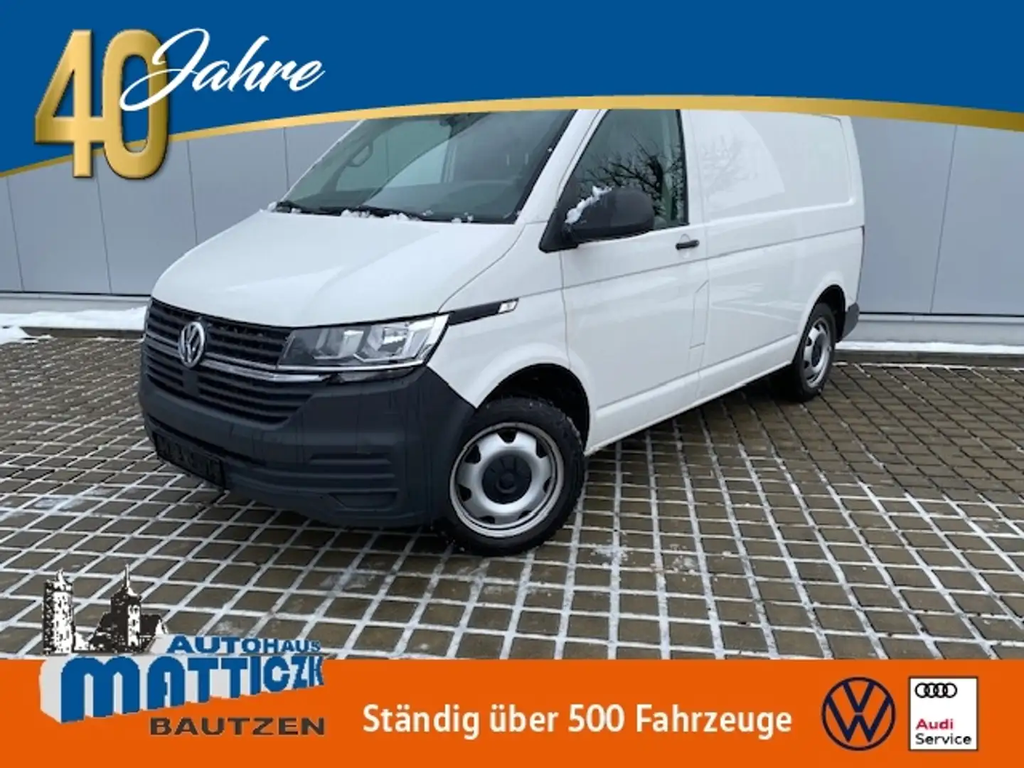 Volkswagen T6.1 Transporter Kasten 2.0 TDI 4Motion AHK/KOMFORT-PLUS/APP-CONNE Blanc - 1