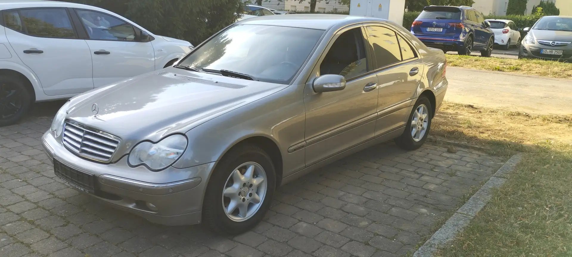 Mercedes-Benz C 200 Kompressor Elegance Halbautomatik Top zustand ! Сірий - 1