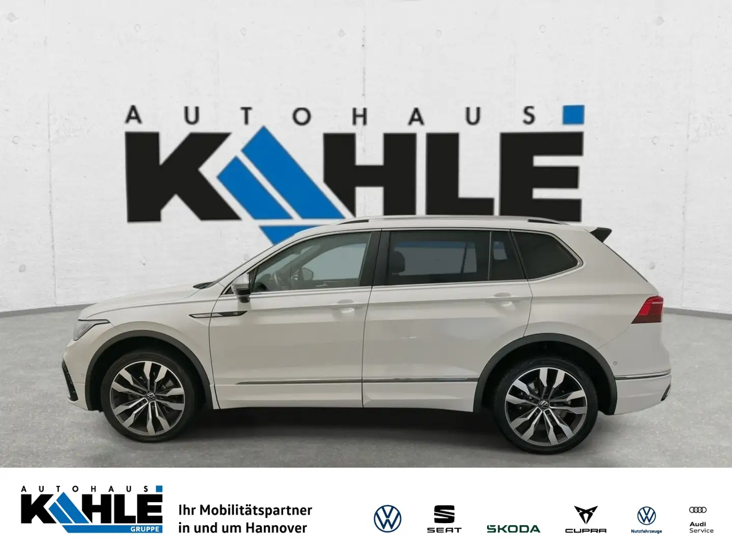 Volkswagen Tiguan Allspace Tiguan L 2.0 RLineBT180TSI D7A Weiß - 1