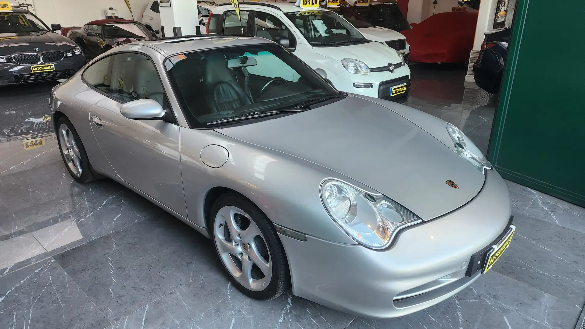 Porsche 996 Coupe 3.6 Carrera 4 320cv ASI prima vernice 1prop. Argent - 2