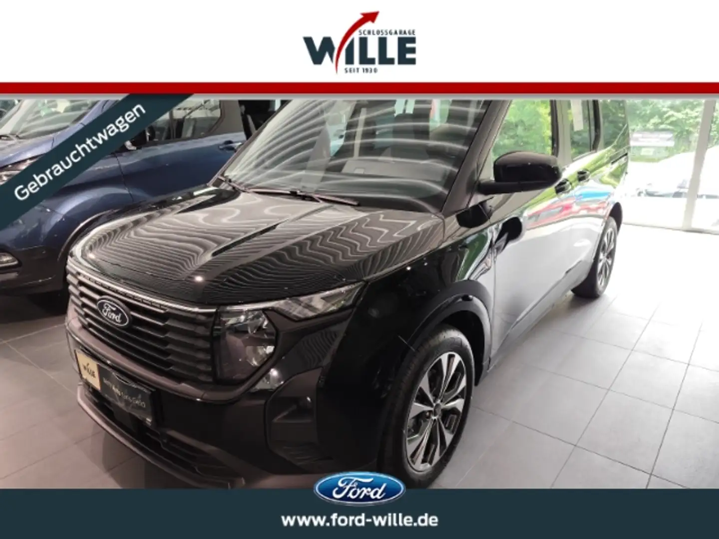Ford Tourneo Courier Titanium AHK ACC Navi TWA DAB Schwarz - 1