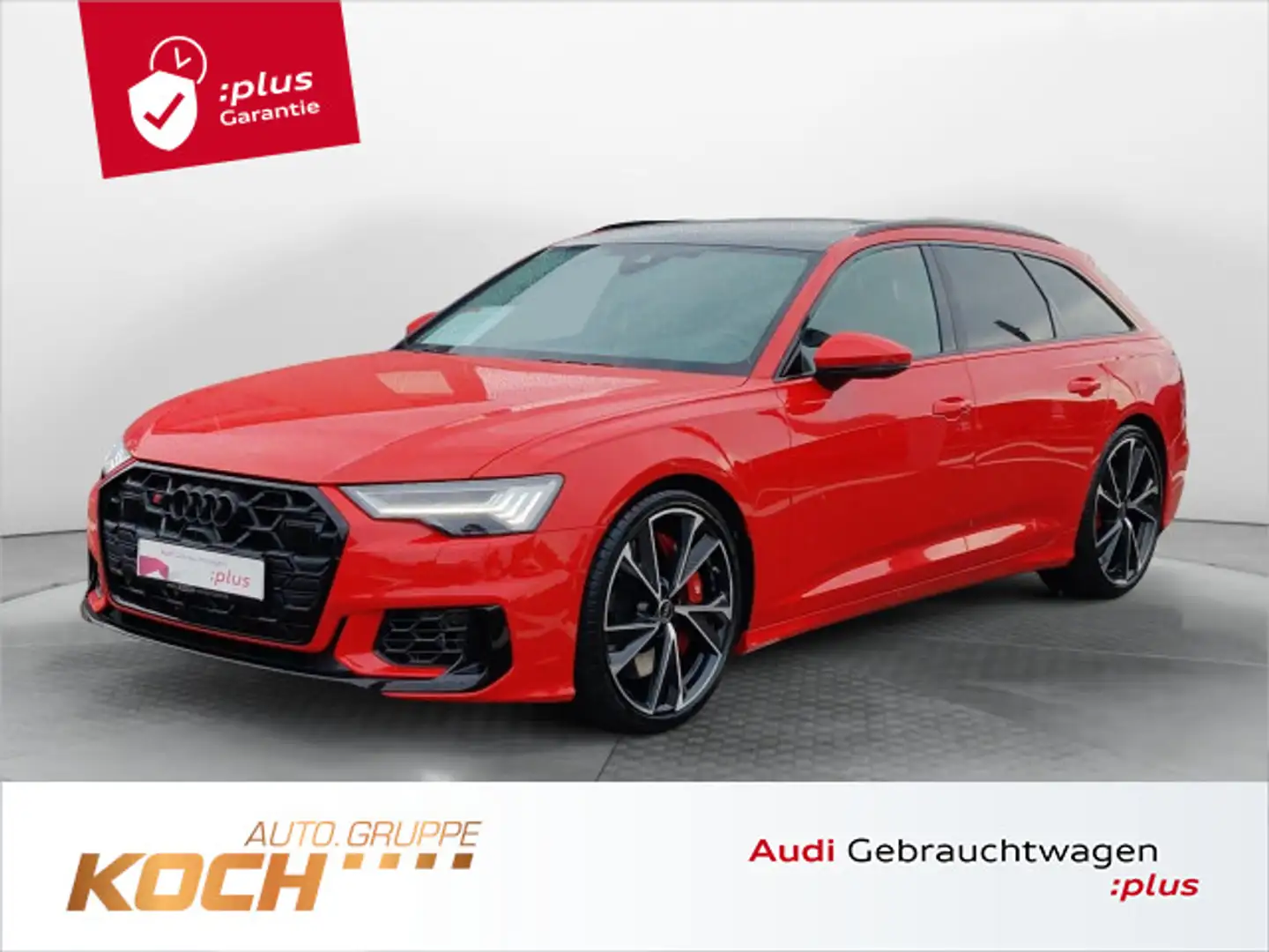 Audi S6 Avant 55 TDI q. Tiptr., HD Matrix LED, AHK, P Roşu - 1