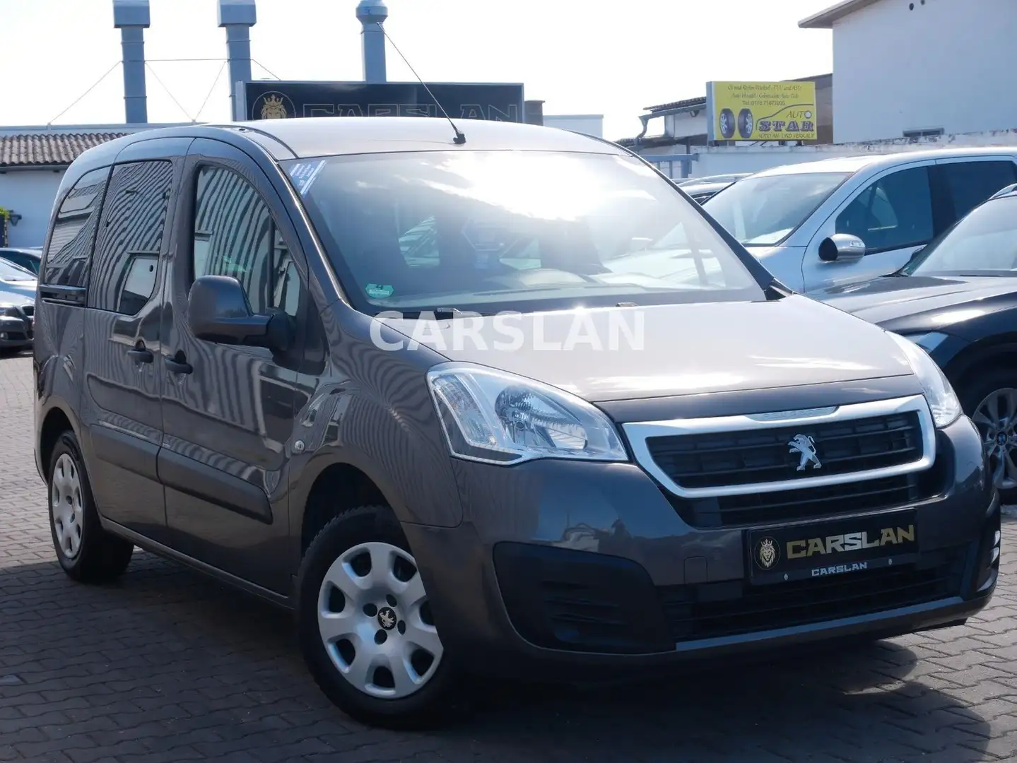Peugeot Partner 120 ACTIVE 1.HAND+KLIMA+AHK+EURO 6 Grau - 1