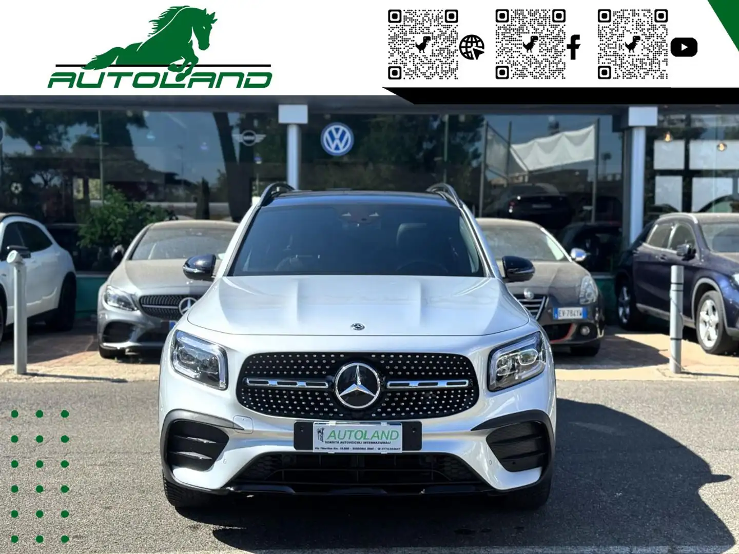 Mercedes-Benz GLB 200 d Automatic 4Matic Premium Tetto Amg Line Unipro Argento - 2