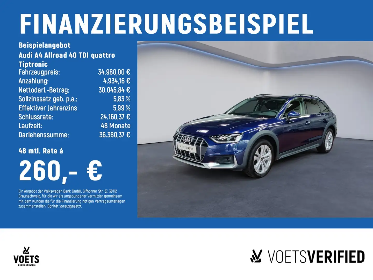Audi A4 allroad 40 TDI quattro Tiptronic LED+KLIMA+DAB Modrá - 2