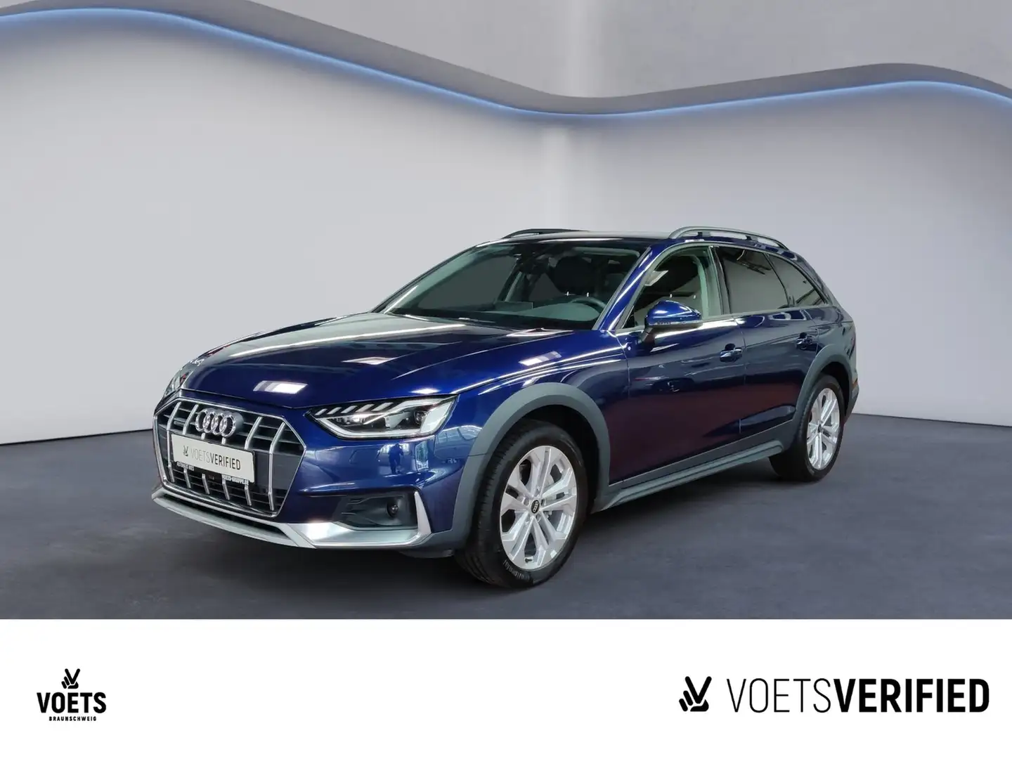 Audi A4 allroad 40 TDI quattro Tiptronic LED+KLIMA+DAB Modrá - 1