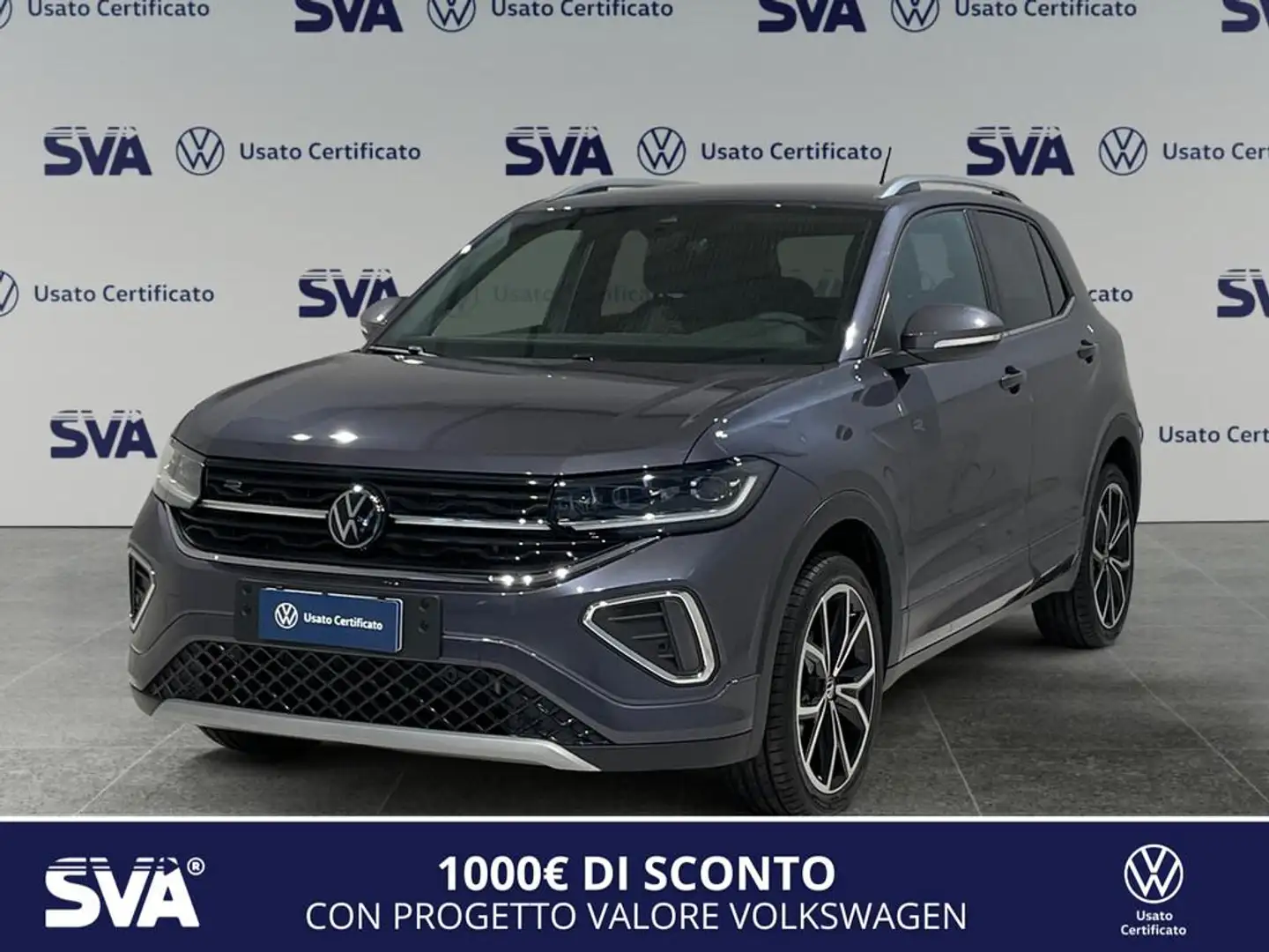 Volkswagen T-Cross 1.0 TSI 115CV R-Line Plus - IVA ESPOSTA Grigio - 1