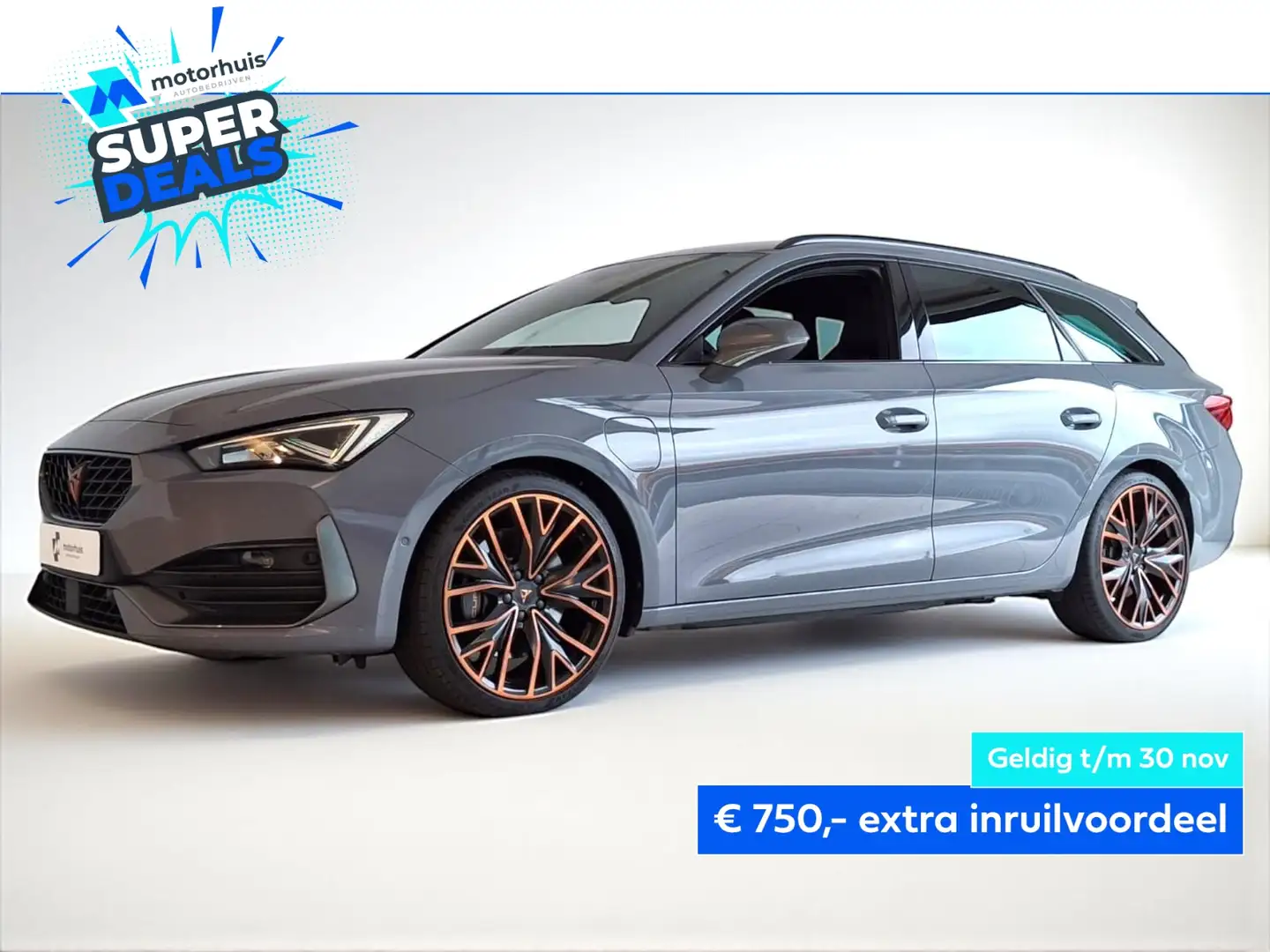 CUPRA Leon Sportstourer 1.4 e-Hybrid 245pk Copper Edition NAV Gris - 1