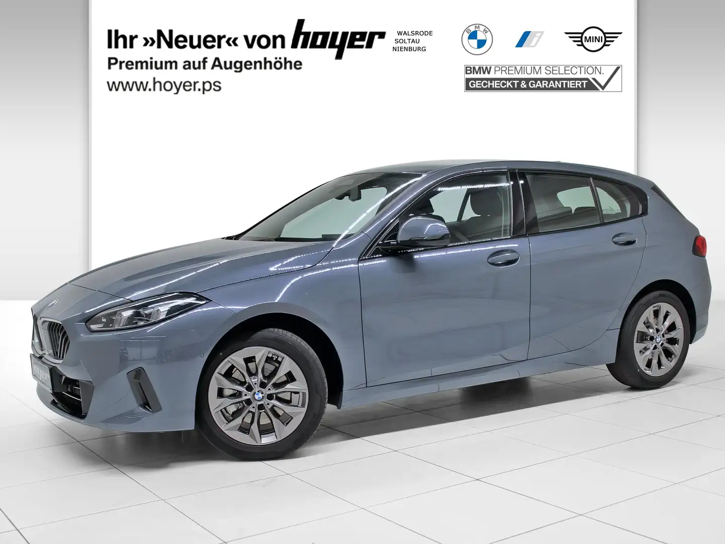 BMW 118 d Hatch DAB LED RFK Komfortzg. Parkassistent Grau - 1