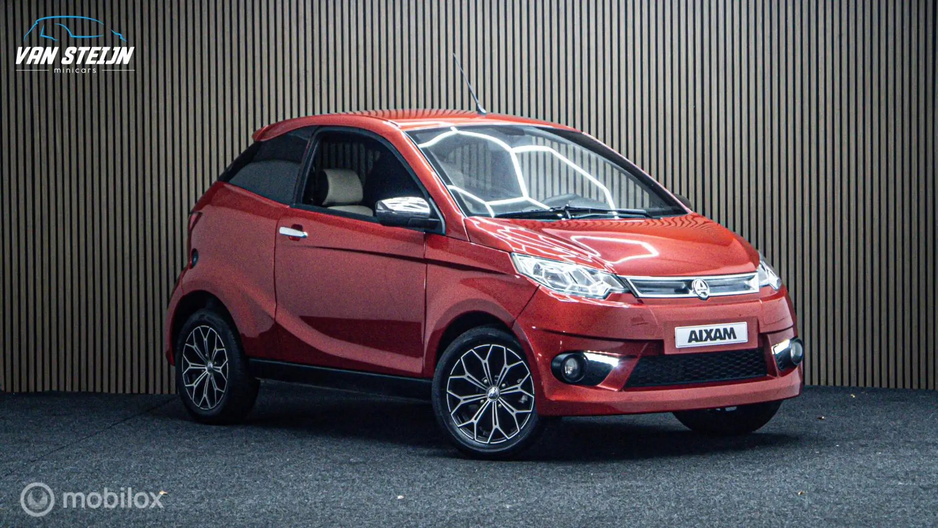 Aixam Coupe Brommobiel Premium | Top Staat | 19dkm Rouge - 1