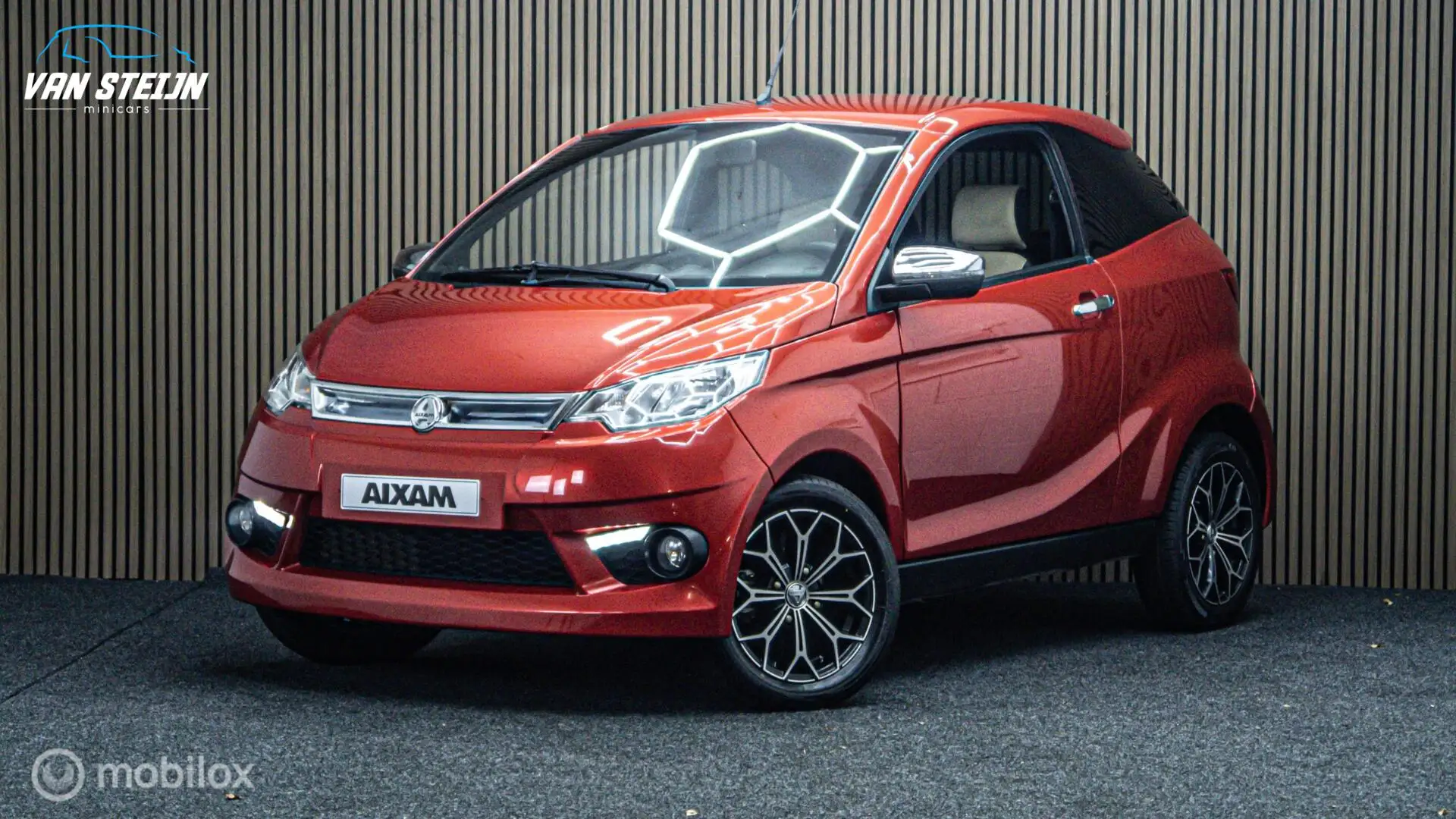 Aixam Coupe Brommobiel Premium | Top Staat | 19dkm Rouge - 2