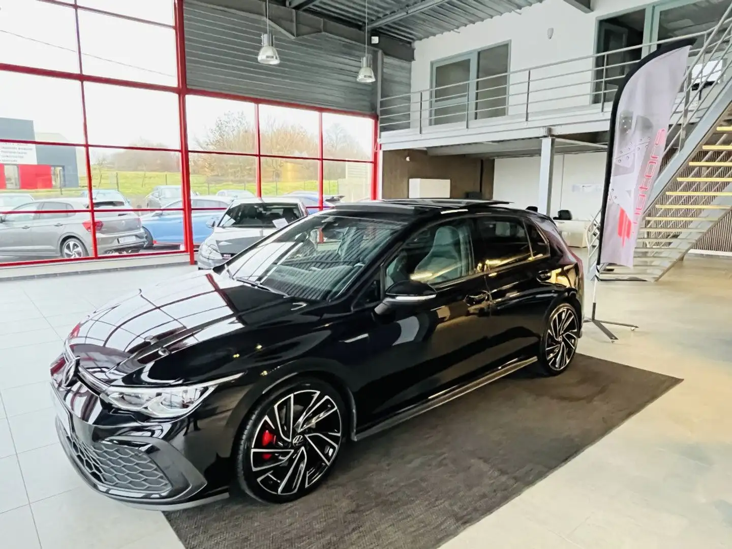 Volkswagen Golf 8 GTD 2,0 TDI 200 DSG7 TOIT PANORAMIQUE GPS CAMERA ATTELAGE REGULATEUR ADAPTATIF LIMITEUR FULL Noir - 1