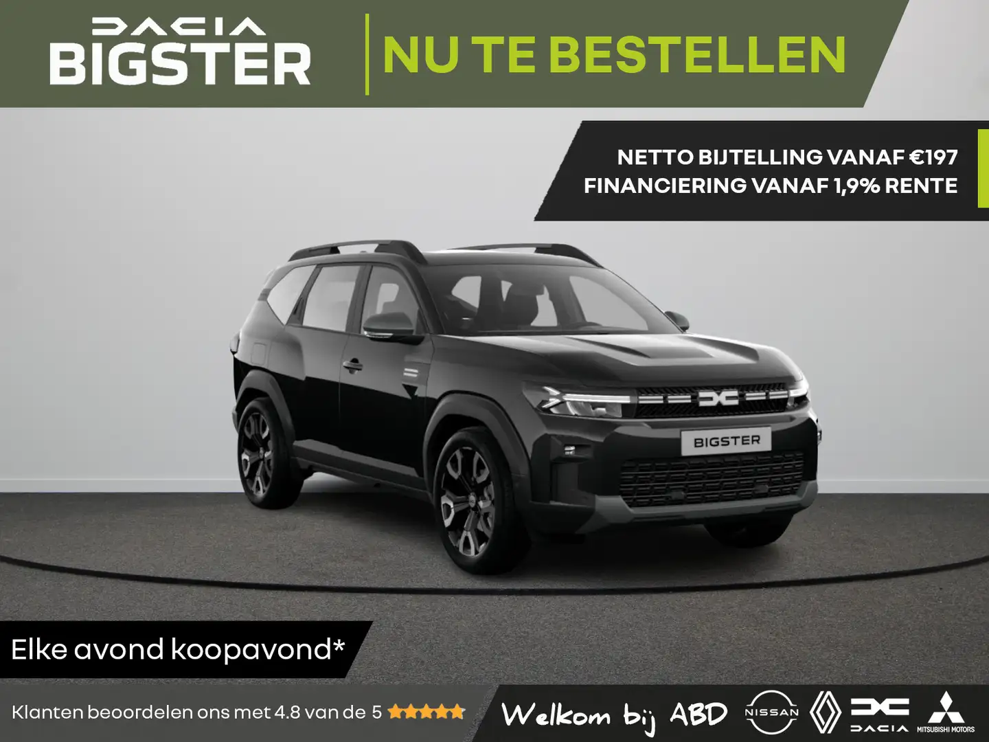 Dacia Bigster Launch Edition Hybrid | Achteruitrijcamera | Cruis Zwart - 1