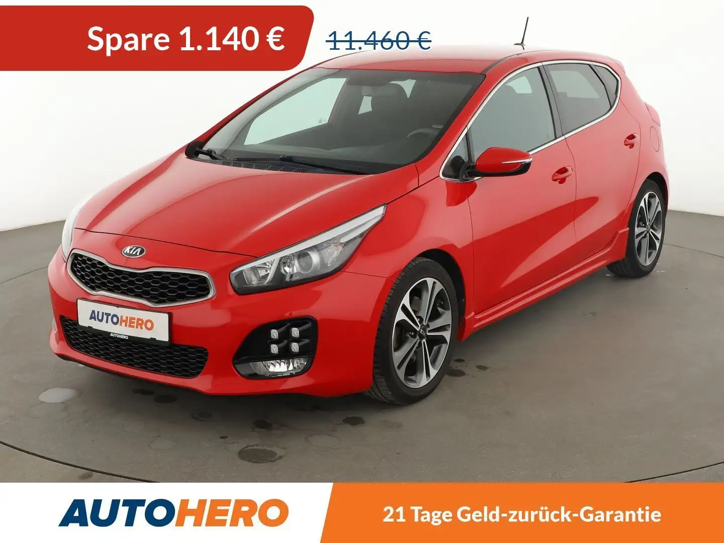 Kia Ceed / cee'd 1.0 TGDI GT Line*NAVI*TEMPO*PDC*SHZ*ALU* Rot - 1