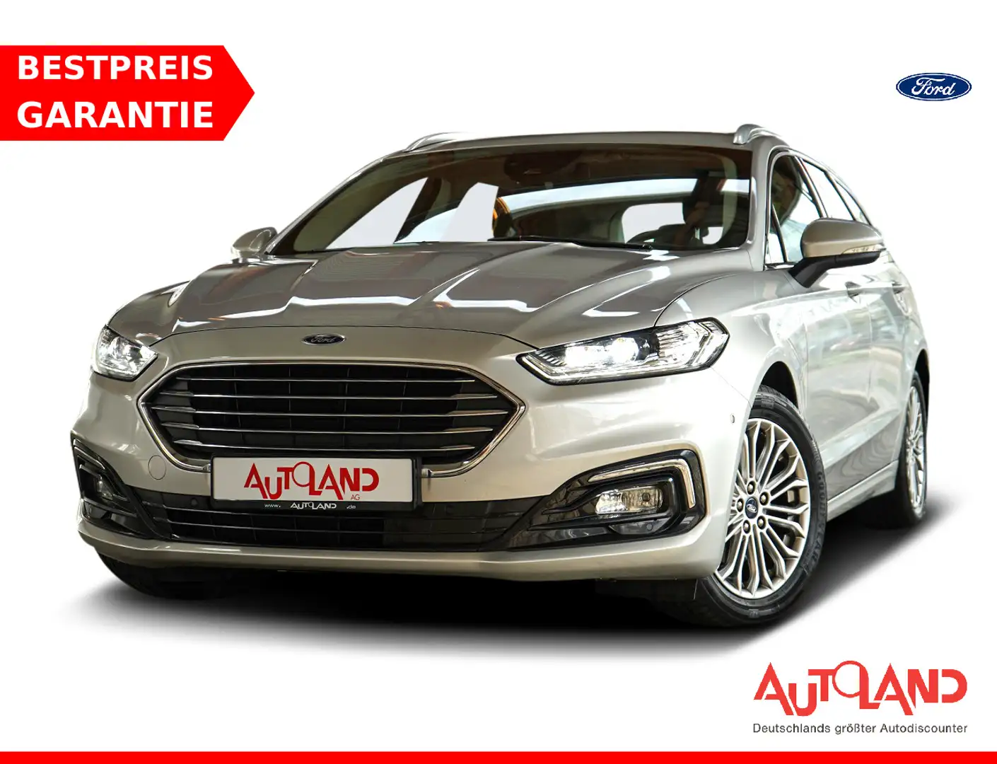 Ford Mondeo Turnier 2.0 EB Titanium Aut. LED ACC Navi Argent - 1