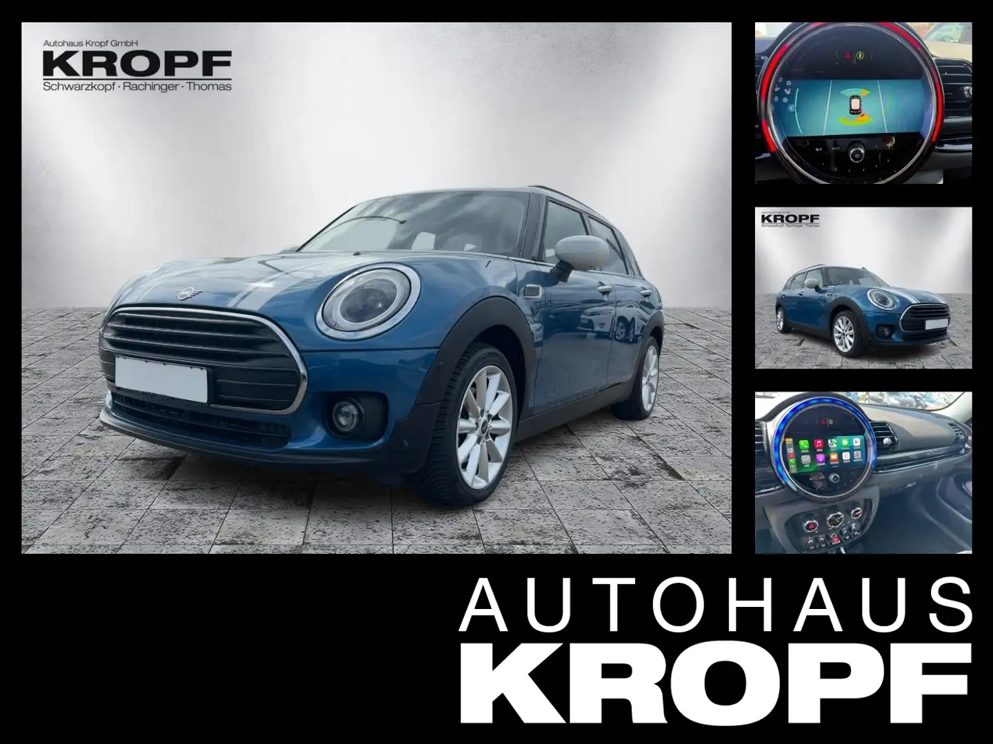 MINI Cooper Clubman 1.5 Navi Automatik Einparkhilfe Modrá - 1