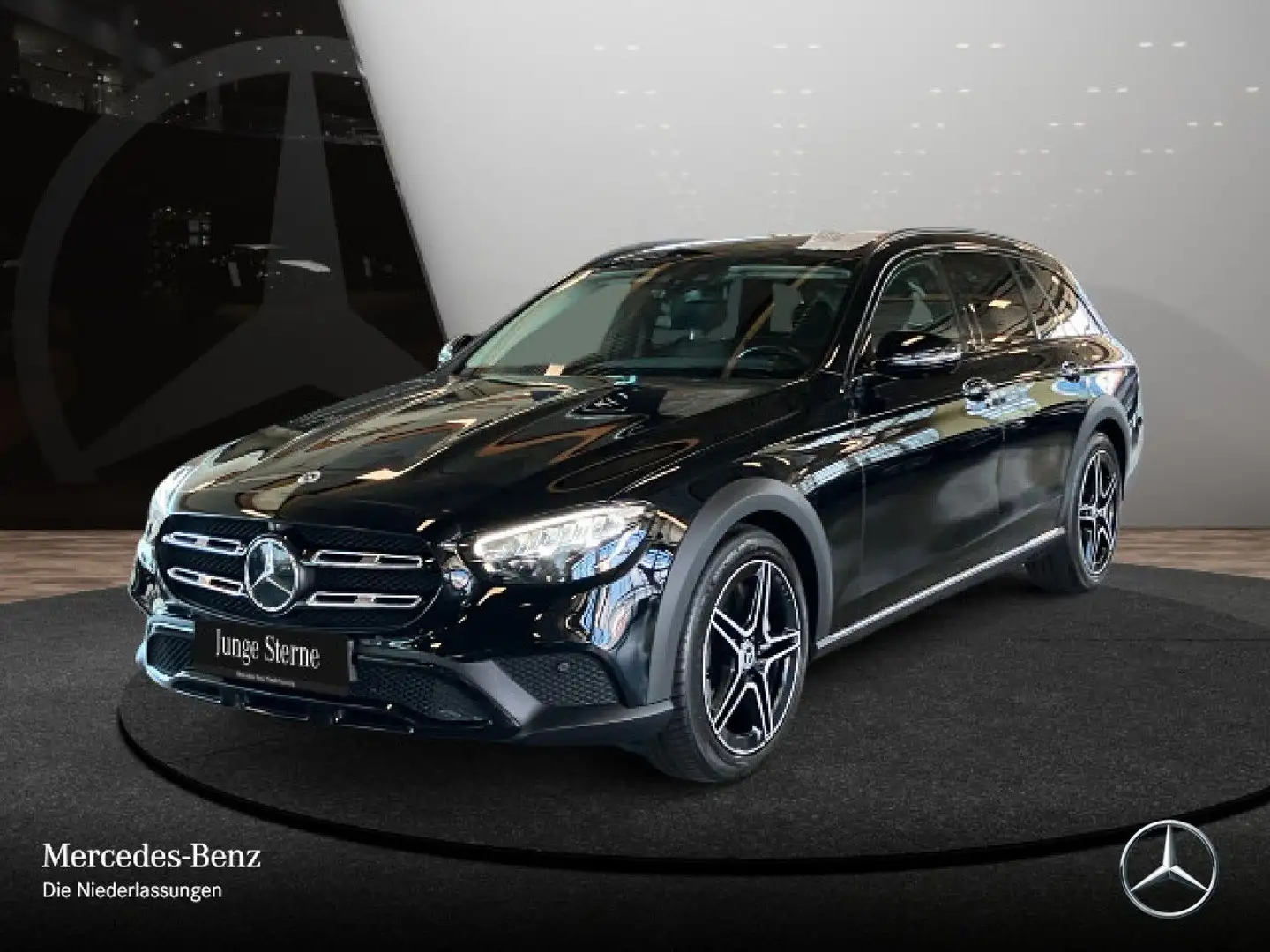 Mercedes-Benz E 400 d T 4M AVANTG+NIGHT+360+AHK+LED+STHZG+HUD+9G Schwarz - 2