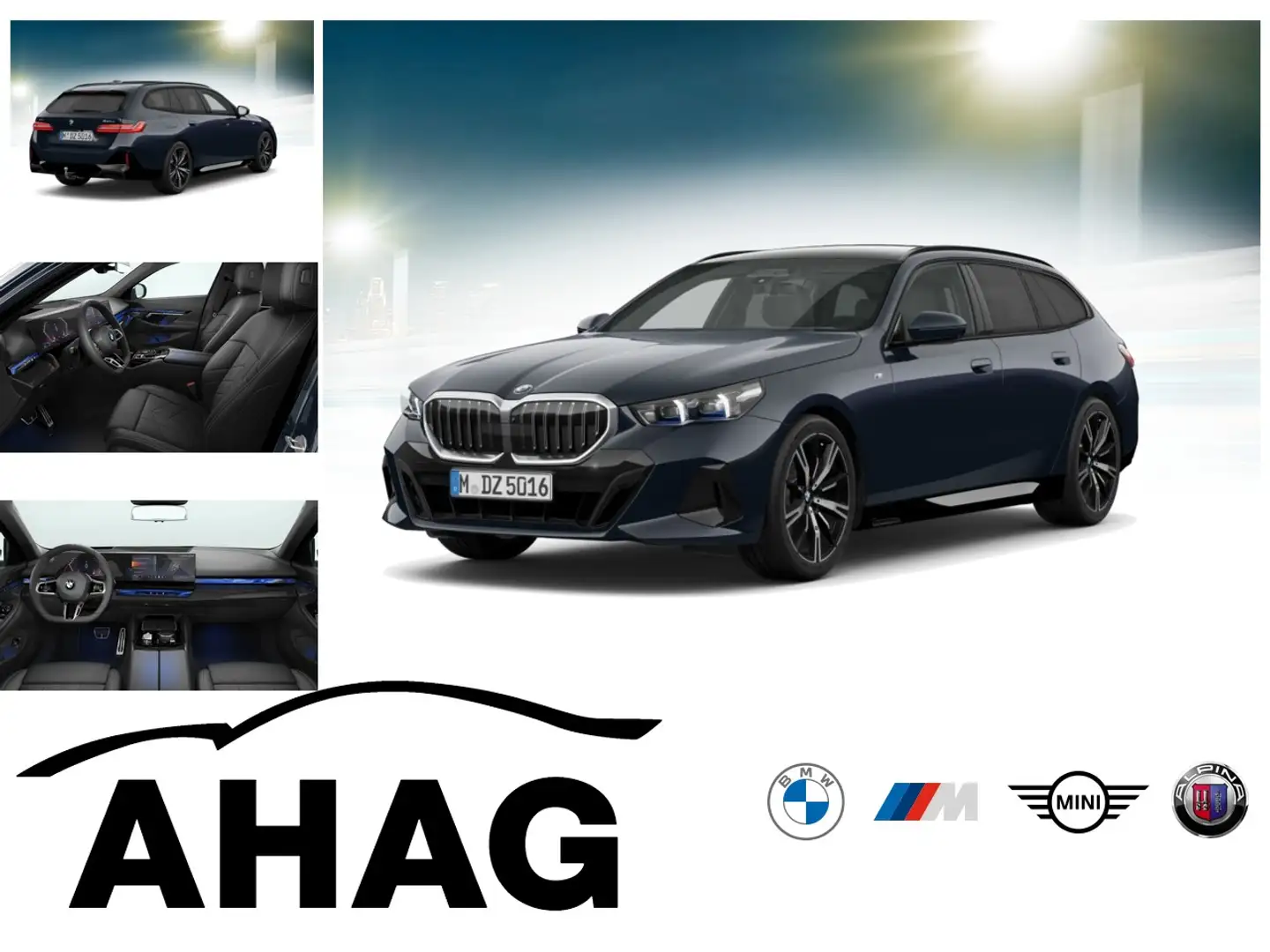 BMW 520 d xDrive Touring M Sportpaket Komfortsitze Schwarz - 1