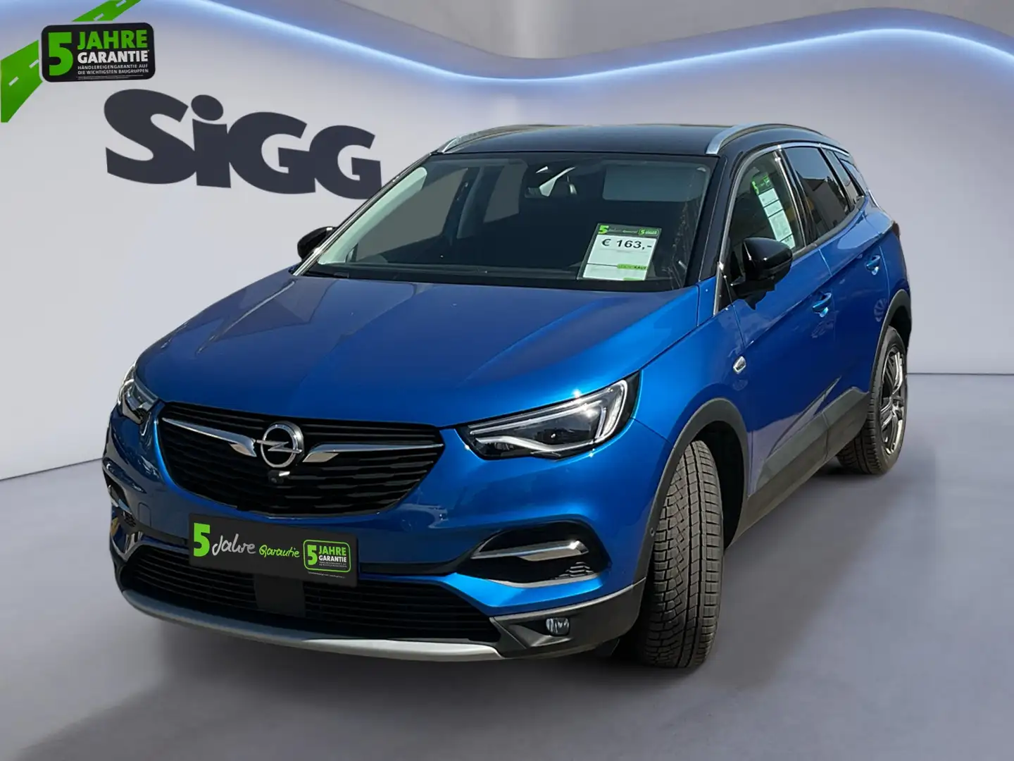 Opel Grandland X 2.0 D Ultimate FLA 360 ParkAss. LED Bleu - 2