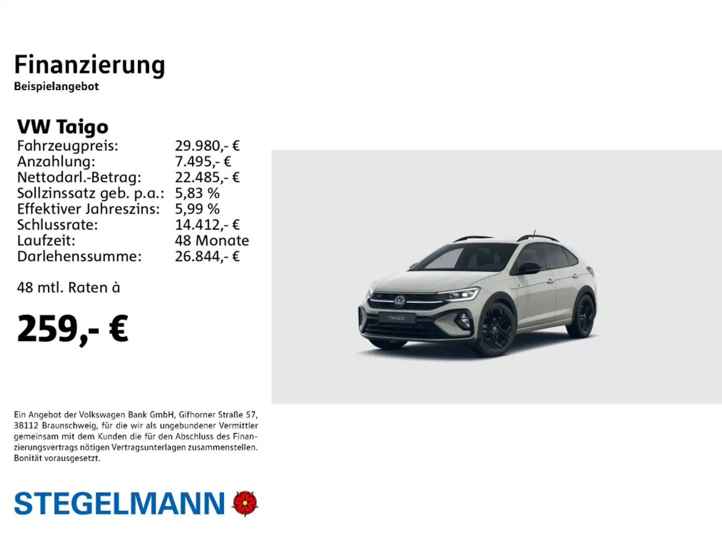 Volkswagen Taigo 1,0 l TSI OPF 6-Gang-Schaltgetriebe R-Line Gris - 2