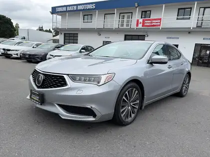 Silver 2019 Acura TLX Sedan All-Wheel Drive 9-Speed Automatic
