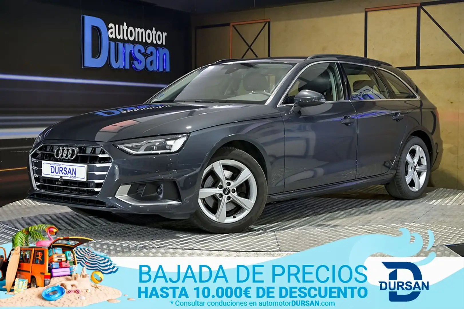 Audi A4 Avant Advanced 30 TDI 100kW S tronic Gris - 1