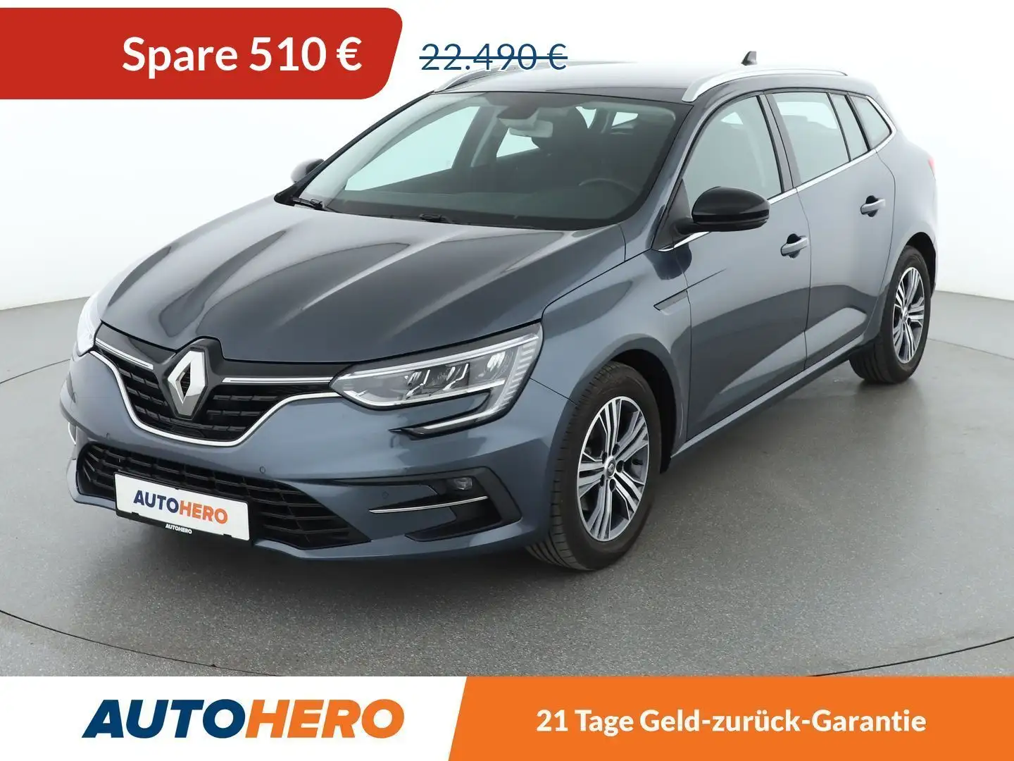 Renault Megane 1.5 BLUE dCi Equilibre Aut.*NAVI*CAM*LED*PDC*SHZ* Grau - 1