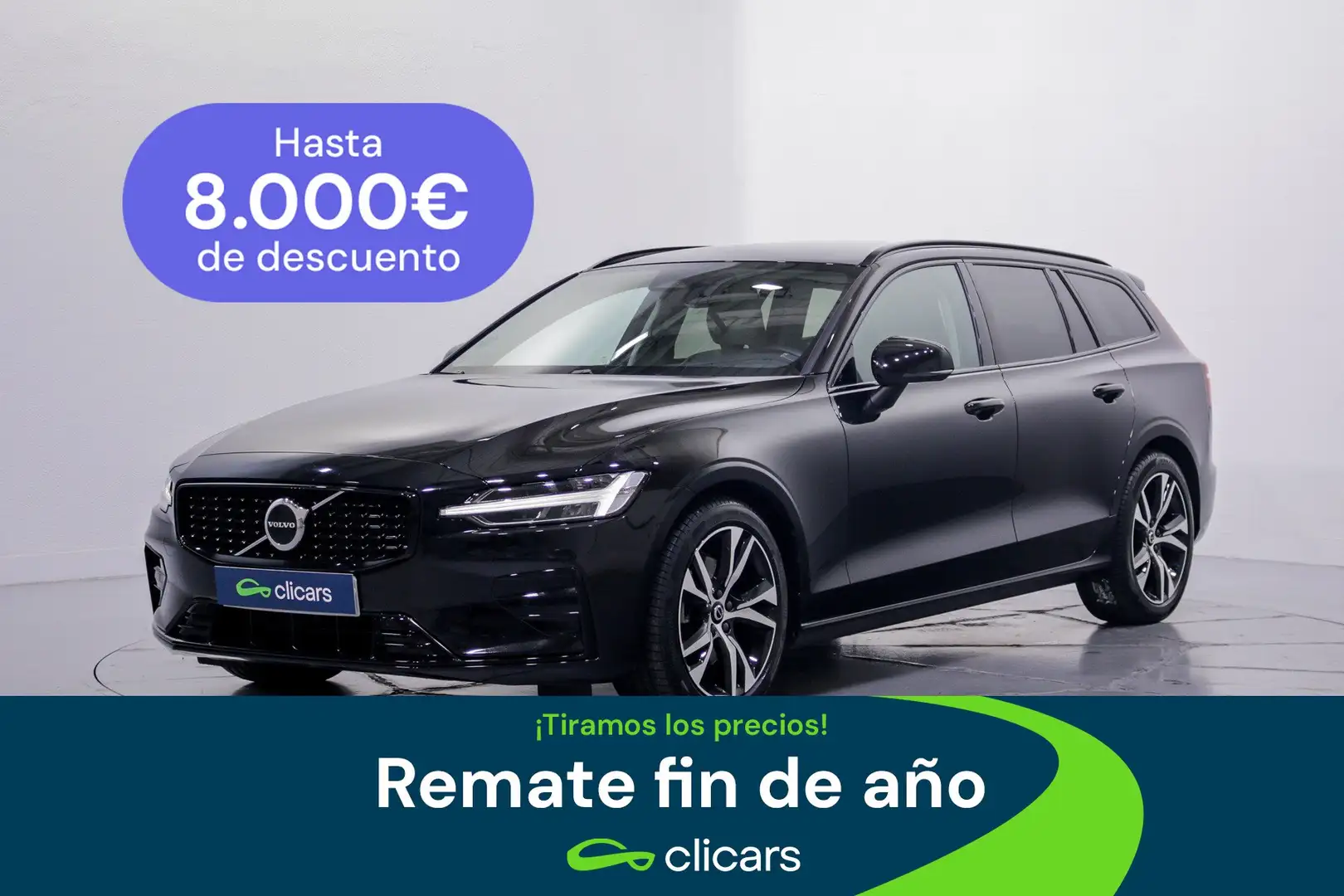 Volvo V60 B4 Plus Dark Aut. Negro - 1