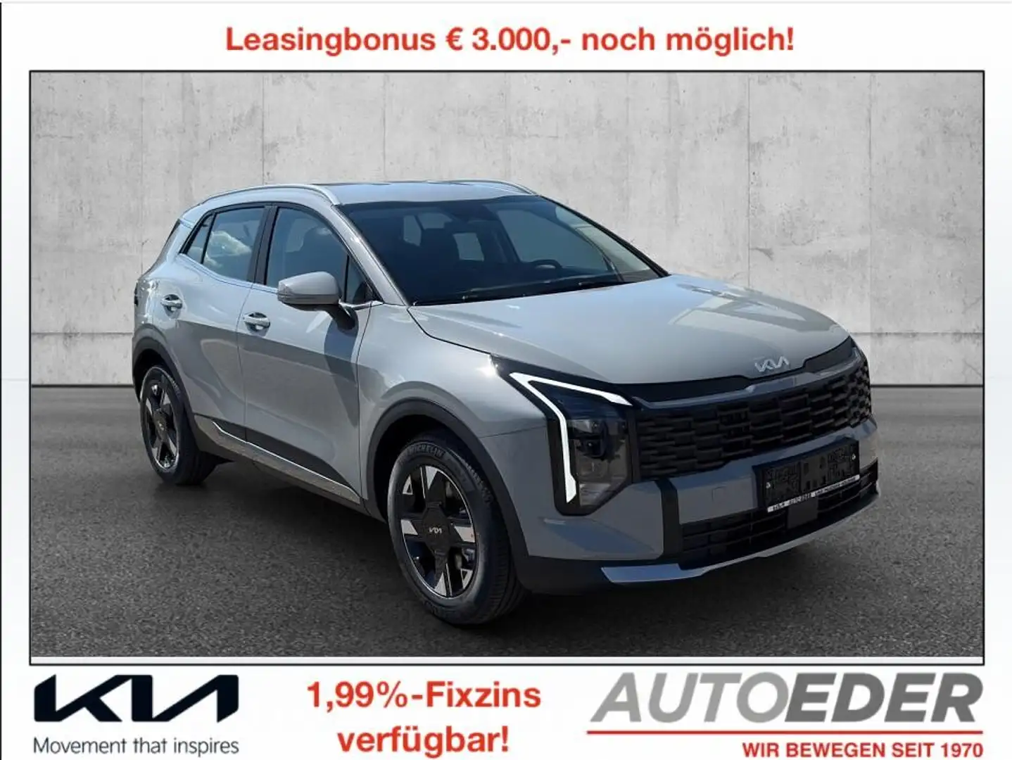 Kia Sportage 1,6 TGDI Titan Grau - 1