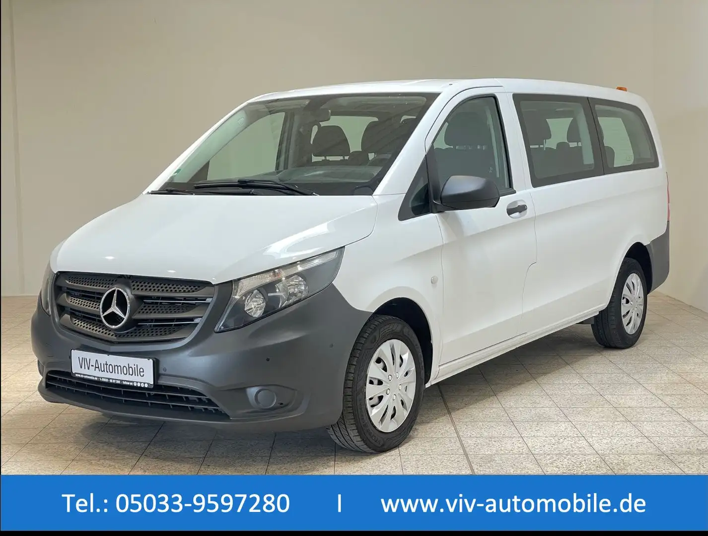 Mercedes-Benz Vito Tourer 109 CDI lang 1.Hd*9-Sitzer*Klima*PDC Blanc - 1