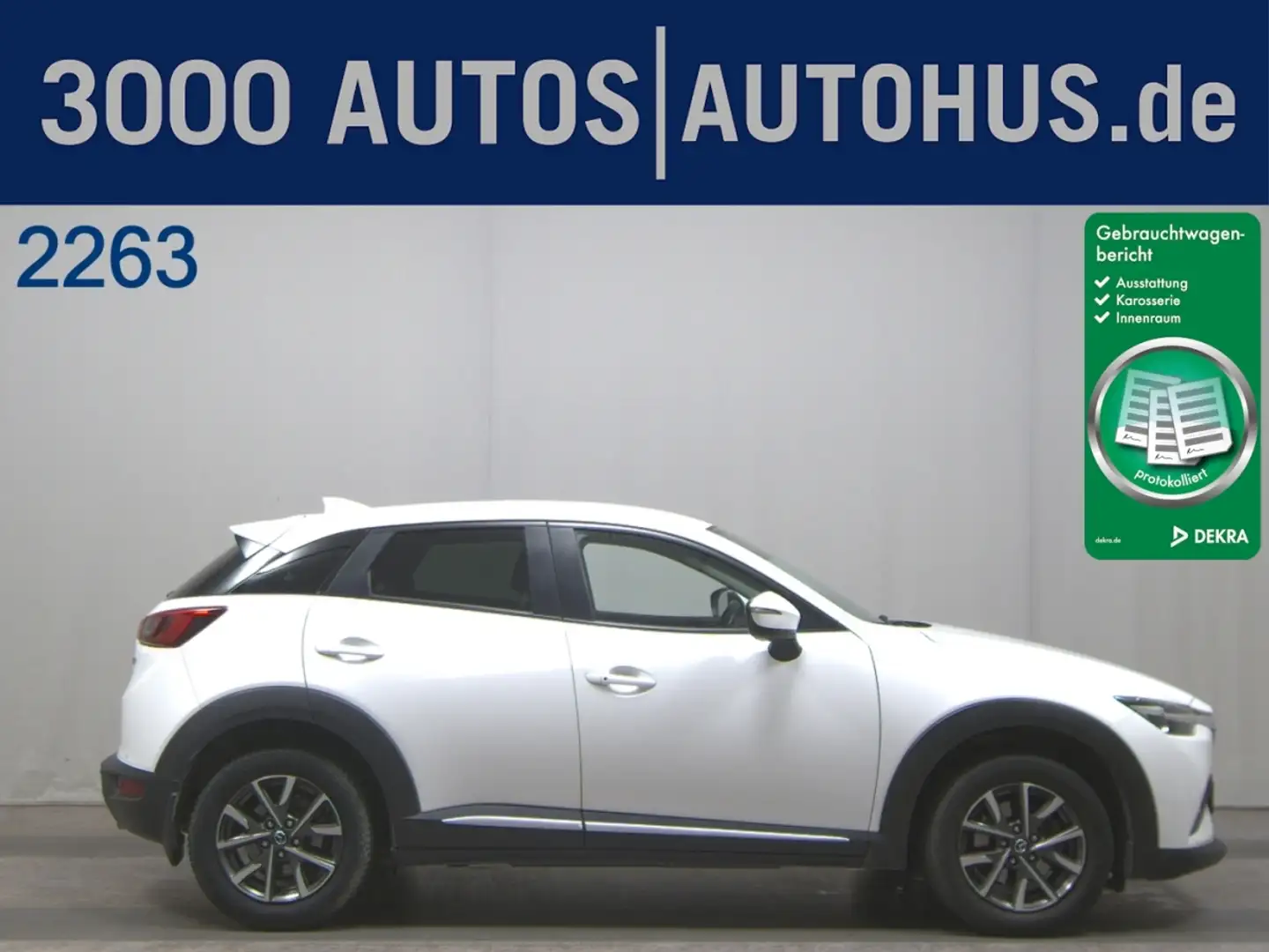 Mazda CX-3 2.0 SKYACTIV-G Sports-Line Navi AHK LED Weiß - 1