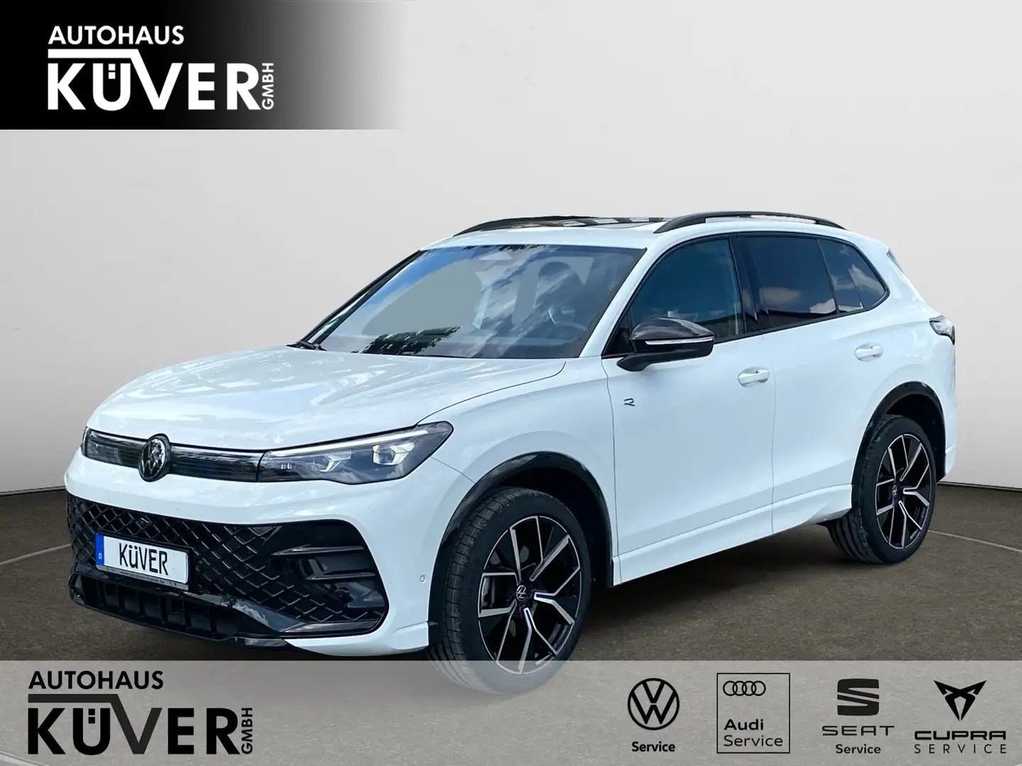 Volkswagen Tiguan R-Line 2.0 TSI DSG 4M+Pano+AHK+Matrix+ACC Weiß - 1