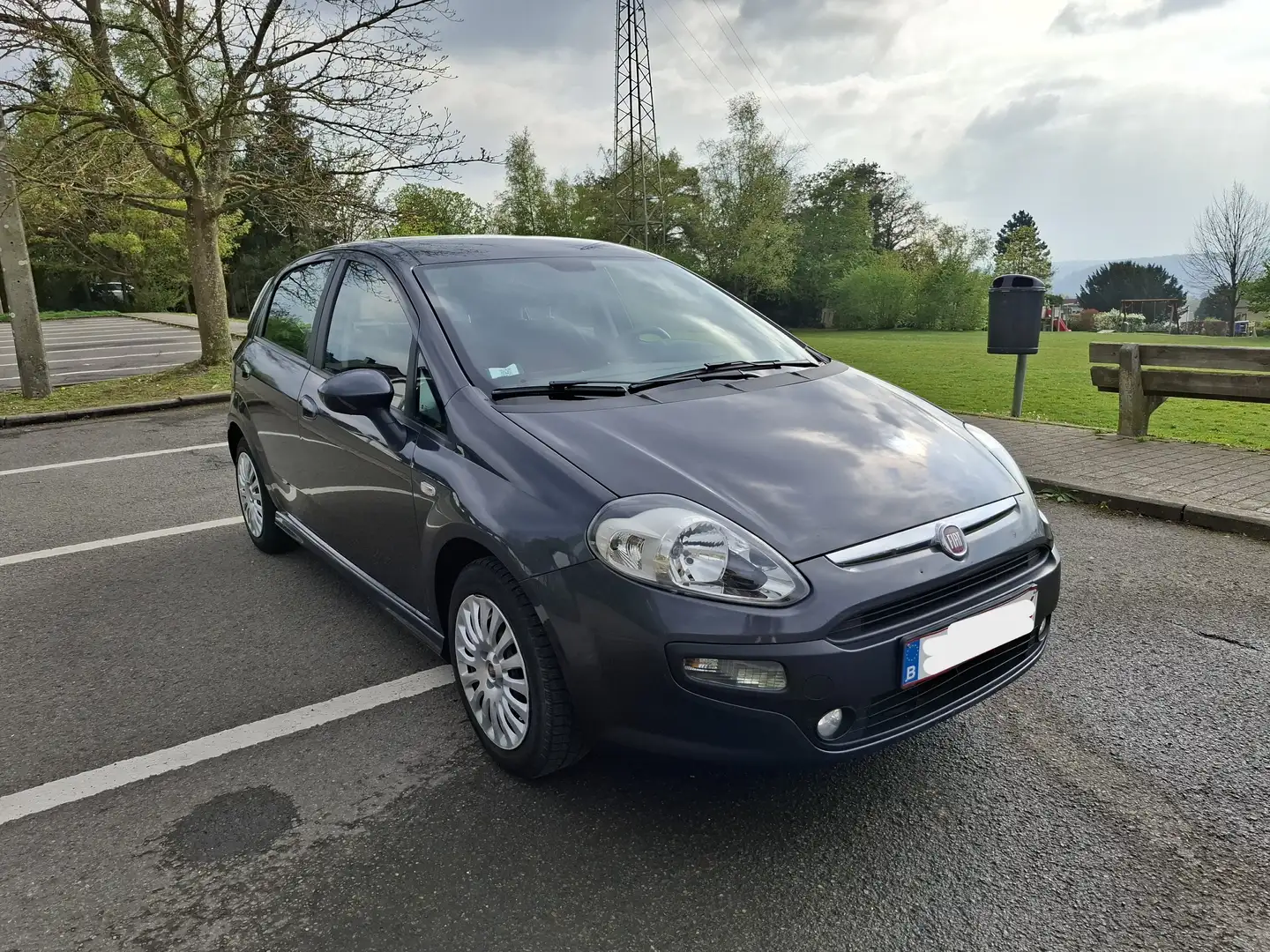 Fiat Punto Evo 1.3 MultiJet Dynamic Grijs - 1