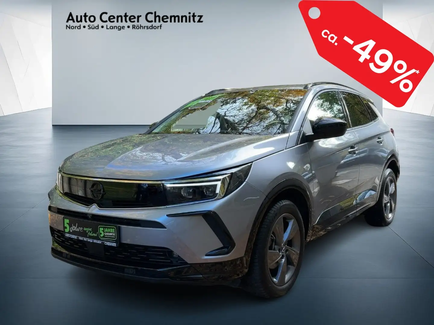 Opel Grandland 1.5 D AT8 GS Line Matrix/Navi/Ergo/360° Grau - 2