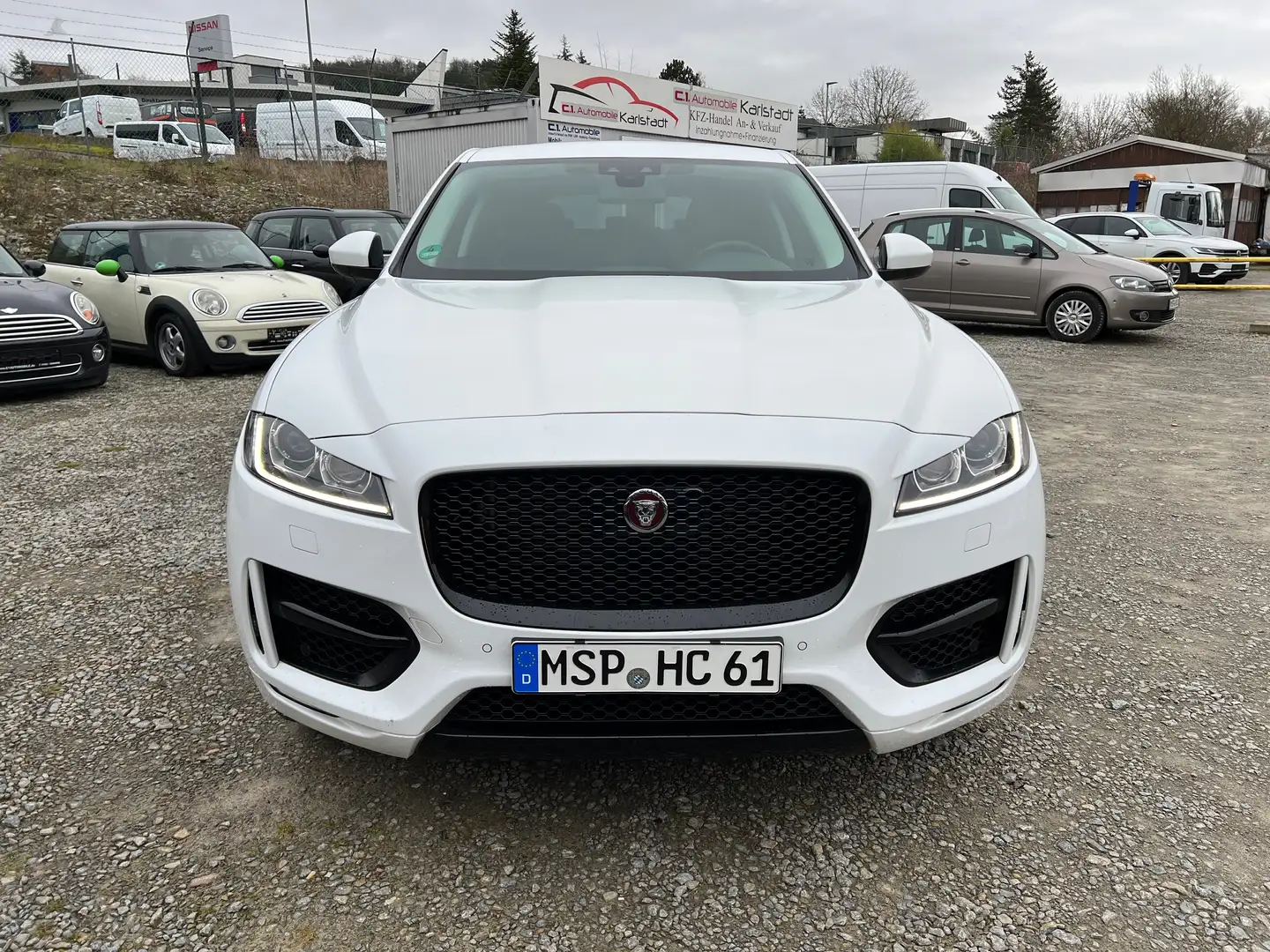 Jaguar F-Pace 25d AWD Quickshift R-Sport Kamera/VOLL Weiß - 1
