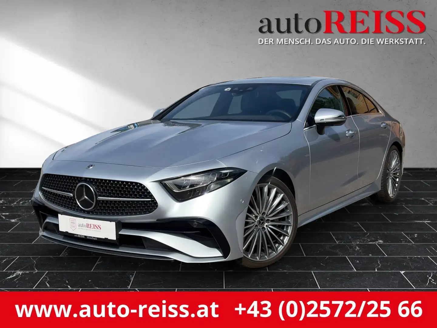 Mercedes-Benz CLS 300 CLS 300 d 4Matic ///AMG Line Silber - 1