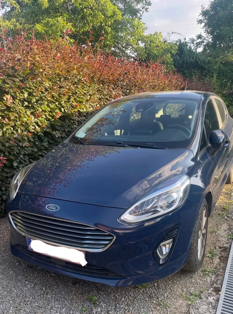 Ford Fiesta Fiesta 1.0 EcoBoost Titanium Blauw - 1