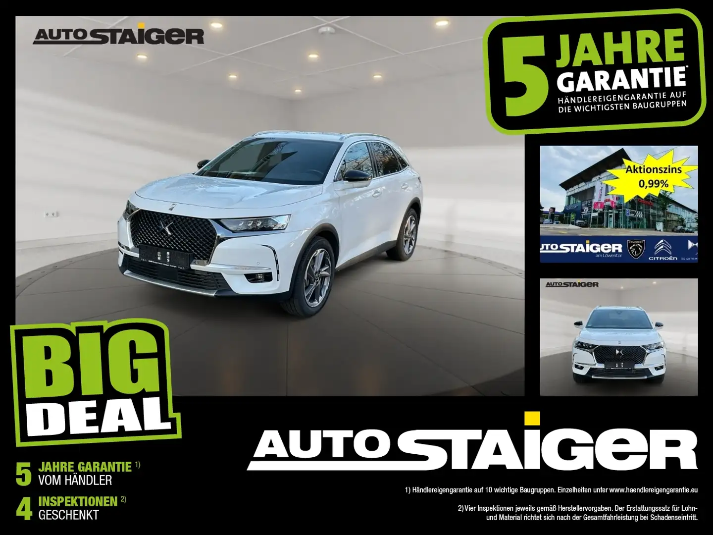DS Automobiles DS 7 Crossback DS7 Crossback E-Tense Rivoli Navi*LED*Leder* Blanco - 1