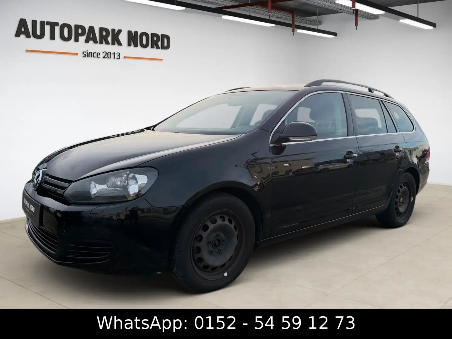 Volkswagen Golf VI Variant Comfortline/AHK/SHZ/TEMP/PDC Schwarz - 1