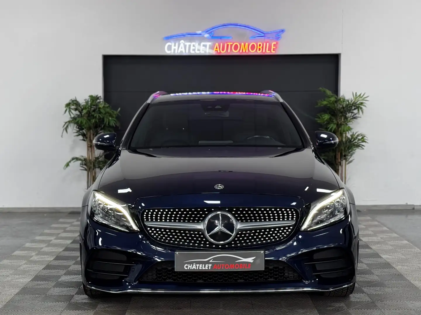 Mercedes-Benz C 200 d Pack-Amg Caméra Cuir Cockpit 12 mois garantie Bleu - 2