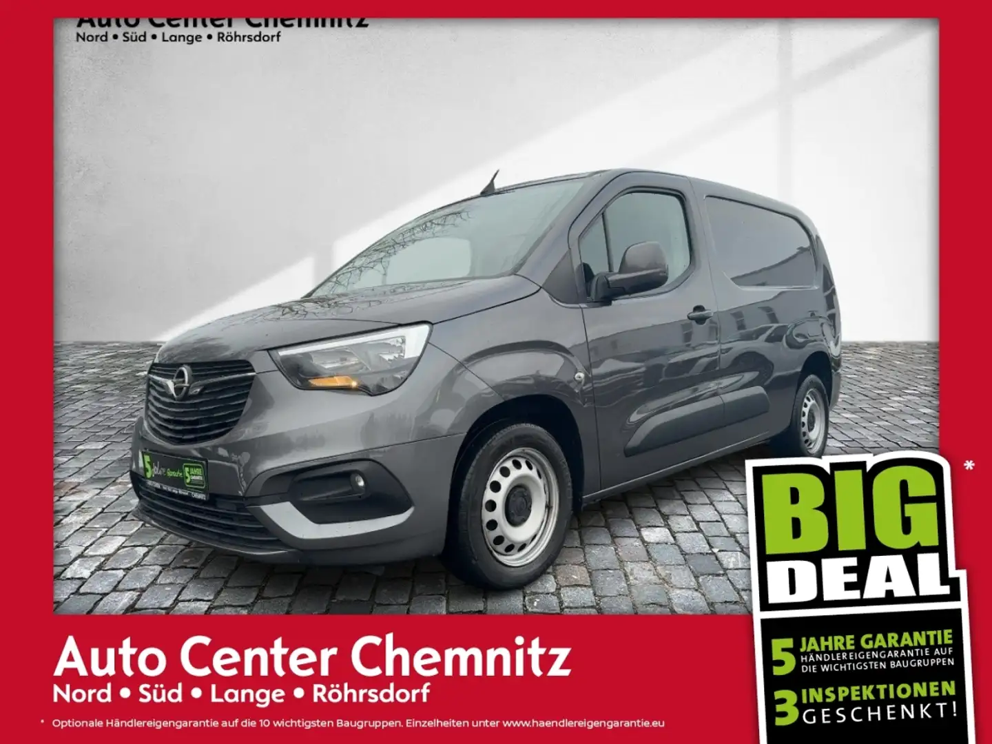 Opel Combo E Cargo 1.5 D AT8 Edition XL AHK/Navi/PDC Grigio - 1