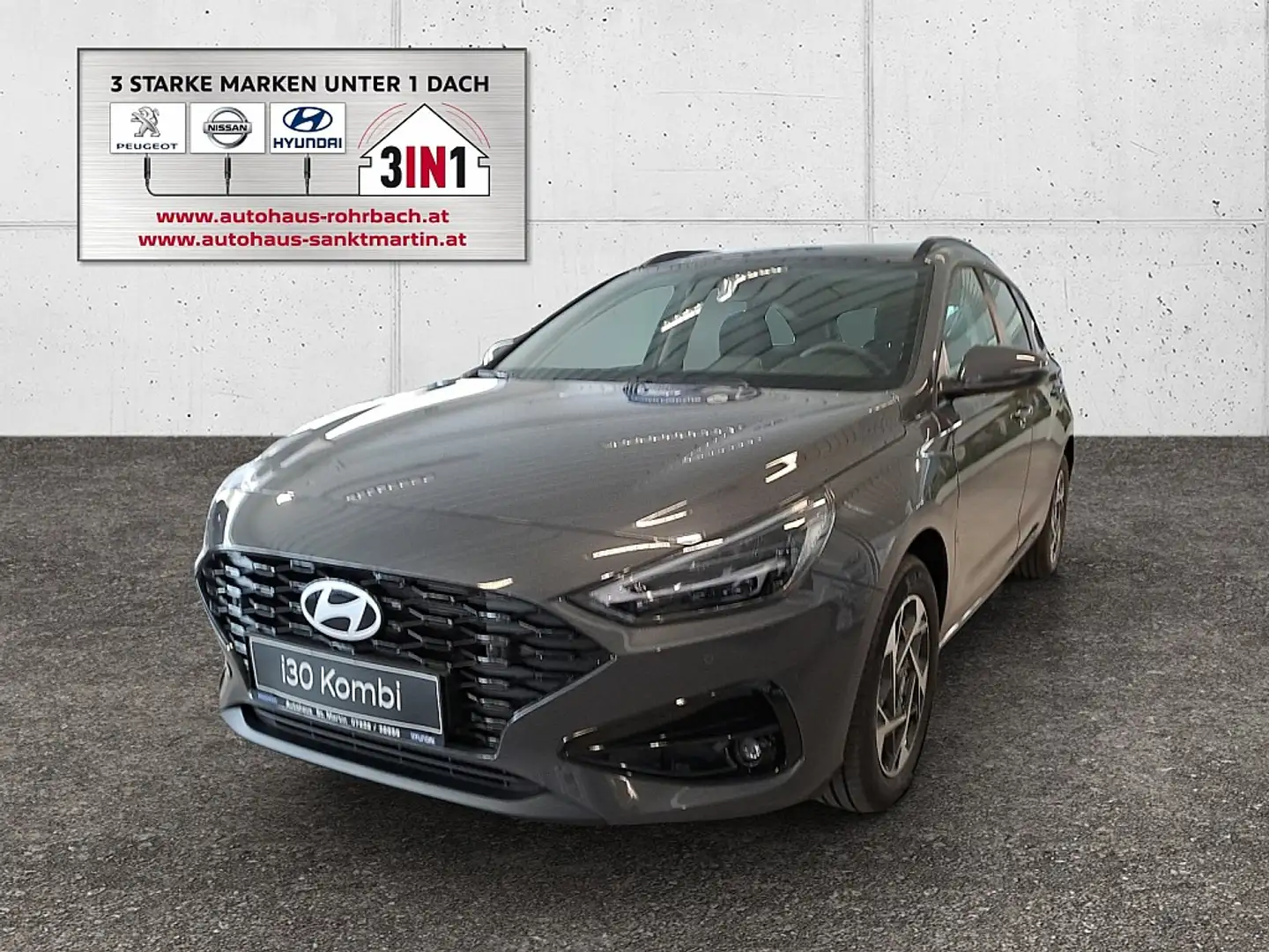 Hyundai i30 Kombi 1,5 DPI Go! Zwart - 1