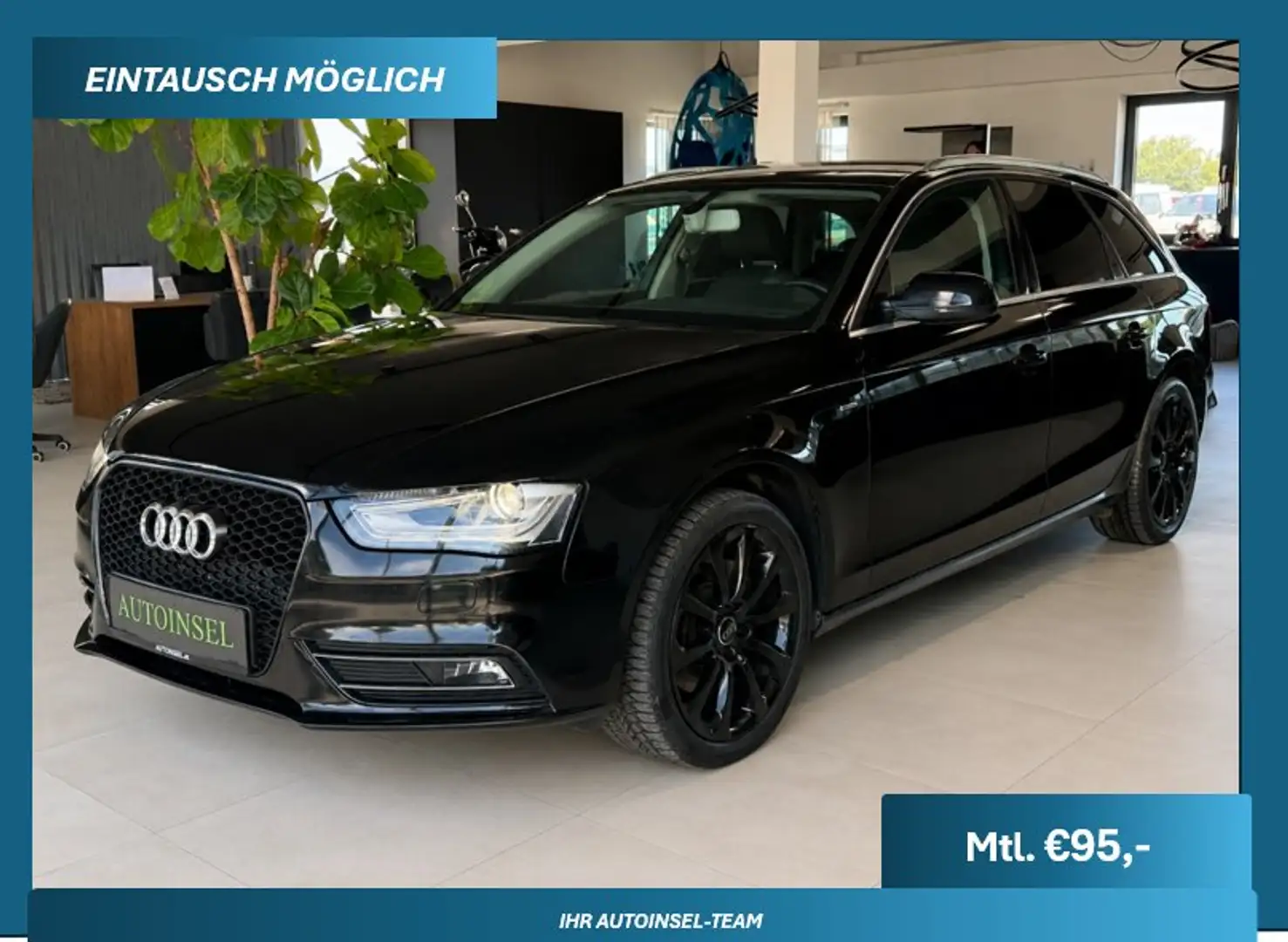 Audi A4 Attraction AUT. Zahnriemen Neu AHK WR&SR Schwarz - 1